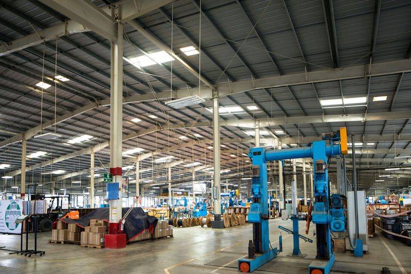 Industrial manufacturing hall