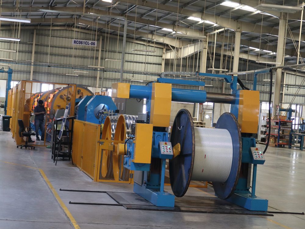 Planetary stranding line on the shop floor
